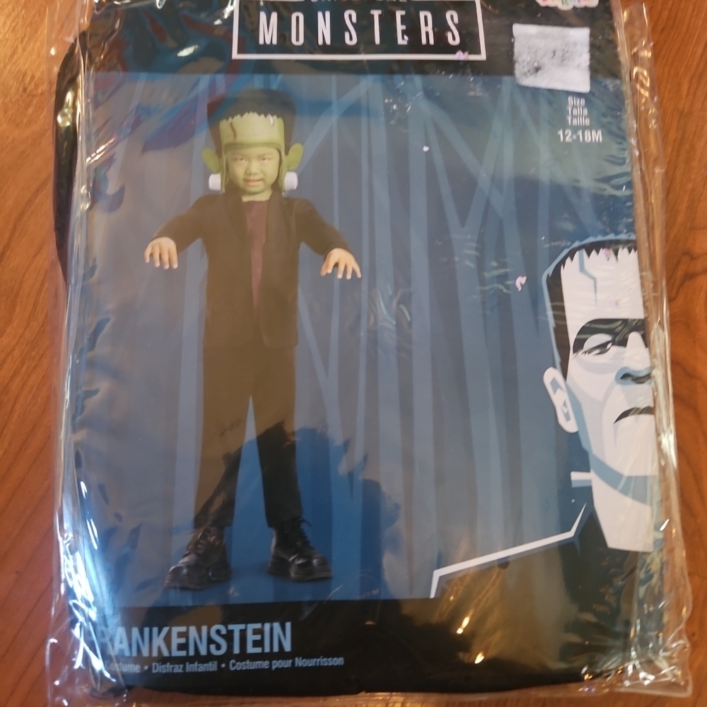 Universal Monsters Frankenstein Costume 12-18 Months